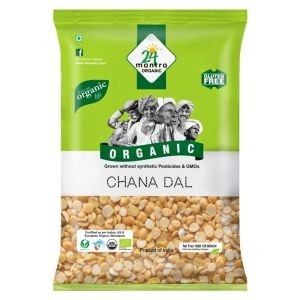 24 mantra organic chana (bengalgram) dal 500 gms