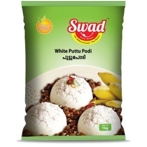 Swad white puttu podi  1 kg 2 pcs+roasted rice powder 1 kg free