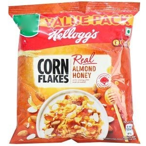 Kelloggs corn flakes real almond honey pkt 50gm