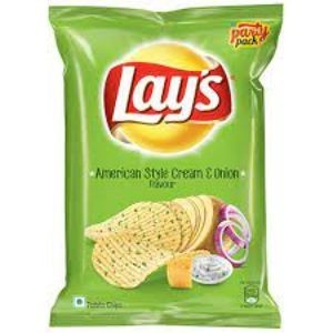 Lays amer style cream&onion potato chip 221g