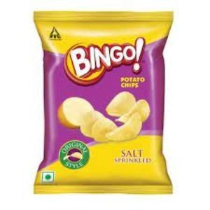Bingo potato chips salt sprinkled 22 gm
