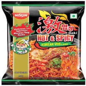 Nissin hot&spicy korean veg flavour 80g