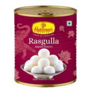 Haldiram`s rassogula  500 gm tin