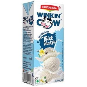 Britannia winkin cow vanillicious thick shakes 180ml