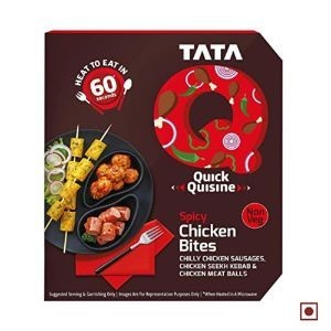 Tata q spicy chicken bites 180gm