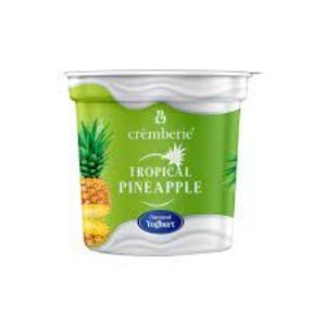 Cremberie tropical pineapple flavoured yoghurt 100 g