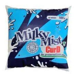 Milky mist curd 500gm pouch