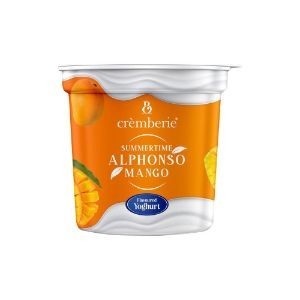 Cremberie alphonso mango flavoured yoghurt 100 g