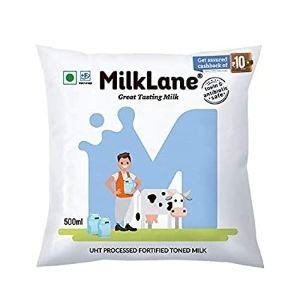 Milklane toned milk 500ml