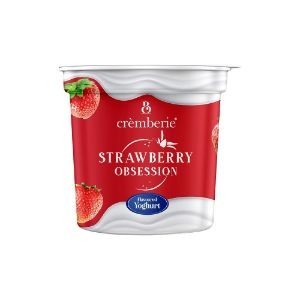 Cremberie strawberry flavoured yoghurt 100 g