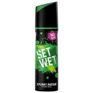 Set wet no gas spunky avatar perfume spray 120ml