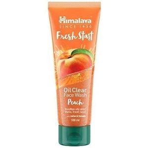 Himalaya fresh start oil clr face wash peach 100ml