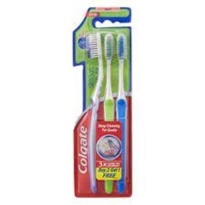 Colgate slim soft tri-tip brush 2+1