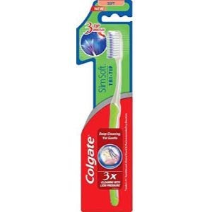 Colgate slim soft tri-tip brush single