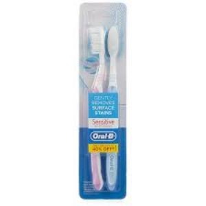 Oral b sen whitening soft 2 pcs
