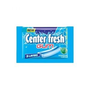 Center fresh gum 3 layers pepper mint 7.2 g