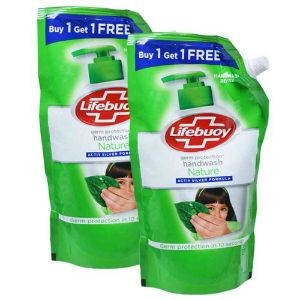 Lifebuoy nature h/w active silver formula 750ml buy 1 get 1