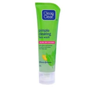 Clean&clear pimple clearing f/wash 80  gm