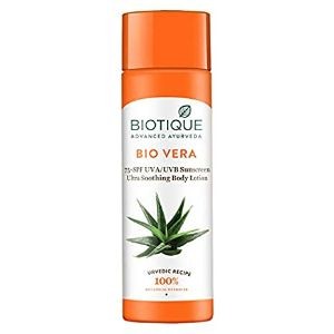 Biotique ad. ayurveda bio aloe vera 30+spf uva/uvb body ltn 100ml