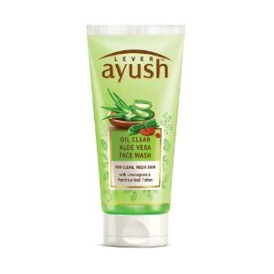 Lever ayush oil clear aloe vera f/w with lemongrass&panchavalkadi tailm 80g