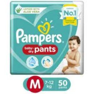 Pampers baby dry pants medium 7-12kg 50 pants