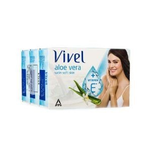 Vivel aloe vera satin soft skin soap 100x3 gm