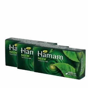 Hamam neem,tulsi & aloe vera 3x150gm