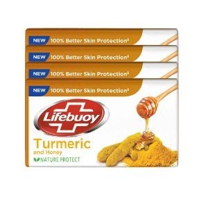 Lifebuoy turmeric and honey soap 4x100gm