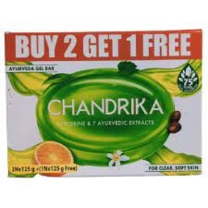 Chandrika glycerine ayur gel bar buy 2x125g get 1x125g