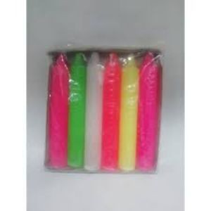 Five star colour candles 264g 6 nos
