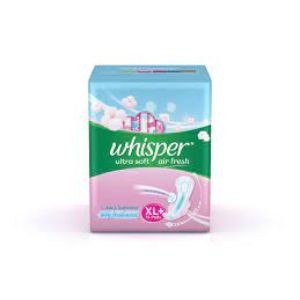Whisper ultra soft 2x softer xl+ wings 15 pad