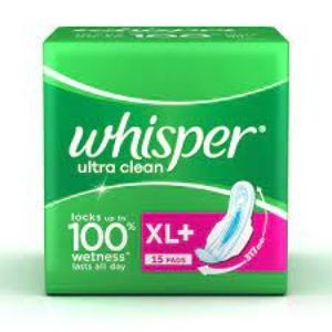 Whisper ultra cln 15 pads xl+ wings