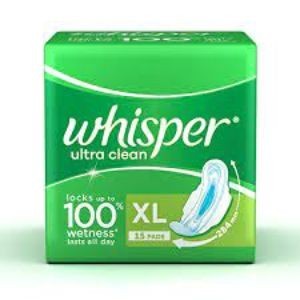 Whisper ultra hygiene comfort 15 pads xl