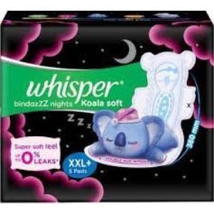 Whisper nights koala soft xxl+ 5 pads