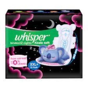 Whisper nights  koala soft xxl+ 10 pads