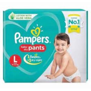 Pampers all round protection l 9-14kg with aloevera 23 pants