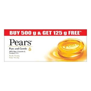 Pears pure & gentle soap buy 4x125g get 1x125gm.