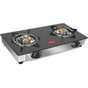 Pigeon ayush glass top lpg stove 2 burner