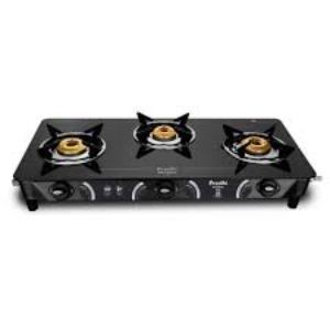 Preethi gas stove 3burner zeal 3b