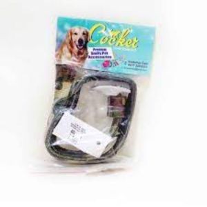 Cocker dog brase buckle coller120