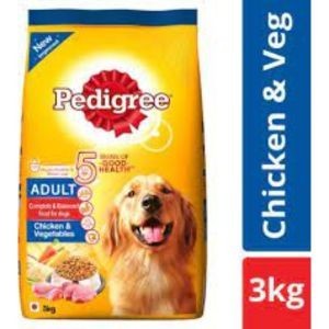 Pedigree adult  chi & veg adult dog 3 kg