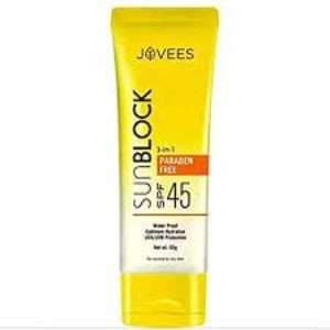 Jovees sun block uva prote anj&car spf45 50gm