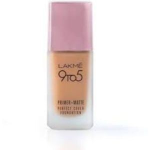 Lakme 9to5 primer+matte foundatn w160 warm sand 25ml