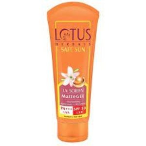 Lotus safesun uv screen matte gel spf50 100gm