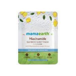 Mamaearth niacinamide bamboo sheet mask 25g