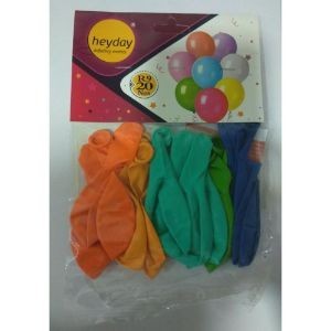 Heyday plain baloon 20nos