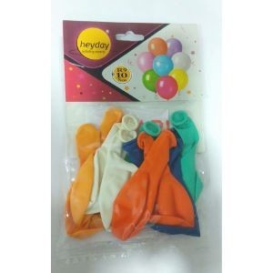Heyday plain balloons 10 nos