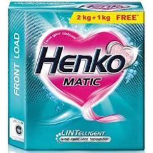Henko matic lintelligent front load 2kg+1kg free
