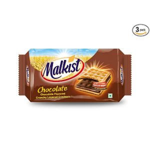 Malkist  chocolate flavoured crackers 138gm