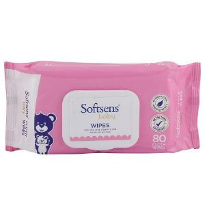 Softsens baby wipes 80 n